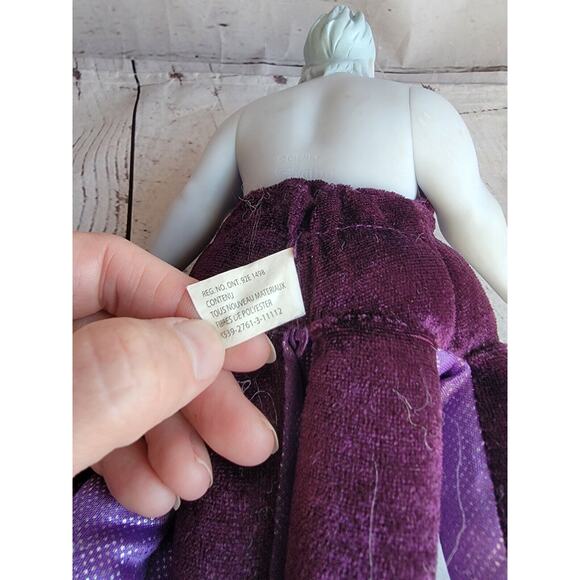 Ursula Disney Store The Little Mermaid Plush Plastic Vinyl 12" Doll Figure READ - Picture 6 of 9